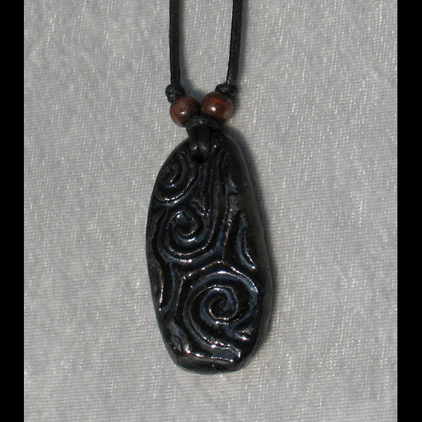 Collier "Talisman Magique" Spirales Celtiques - (Perp�tuit�...)